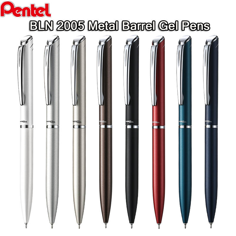 Pentel Pen Sign Pen - Pentel BLN2005 volledig metalen behuizing gelpen,