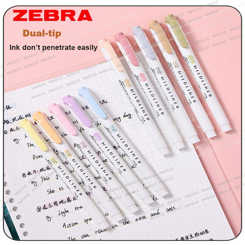 Zebra Pen Mildliner - 1pcs Zebra WKT7 Mildliner Markeerstift Dikke