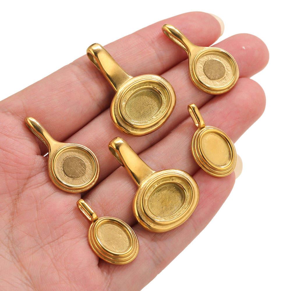 5 stuks roestvrij staal ronde  - Resin Crafts Diy recensie en prijs