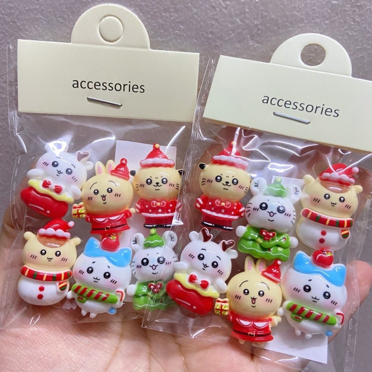 Kerst Effen Kleur Chiikawa Har - Resin Craft Supplies recensie en prijs