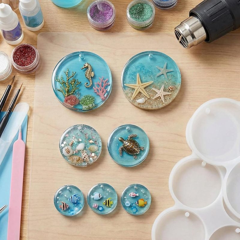 3-delige ronde malset, 25A ron - Resin Ocean Wave Mold recensie en prijs