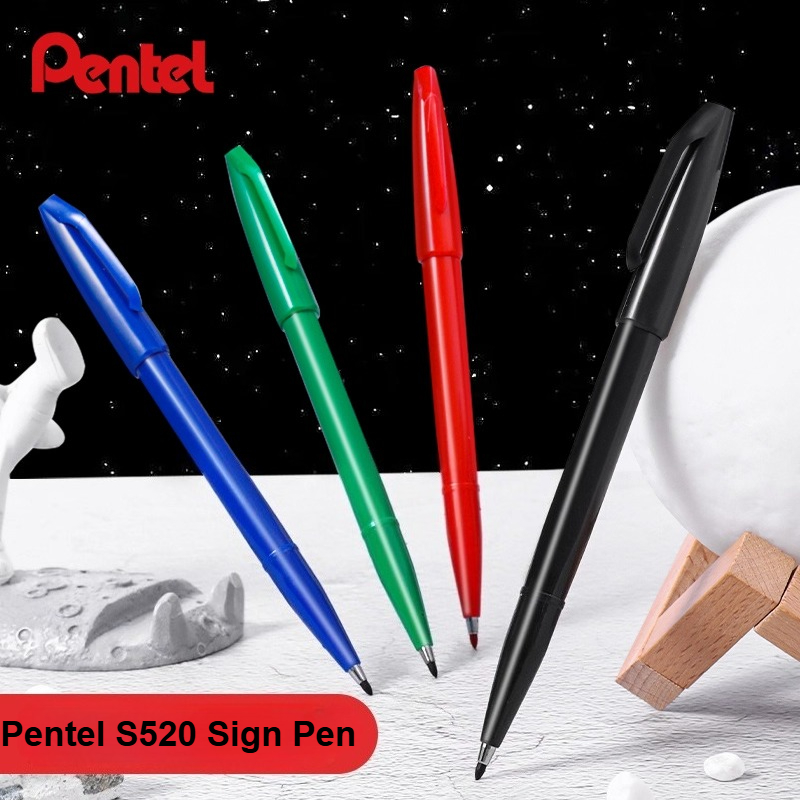 1/3/12PC Pentel S520 Tekenpen  - Pentel Pen Sign Pen recensie en prijs