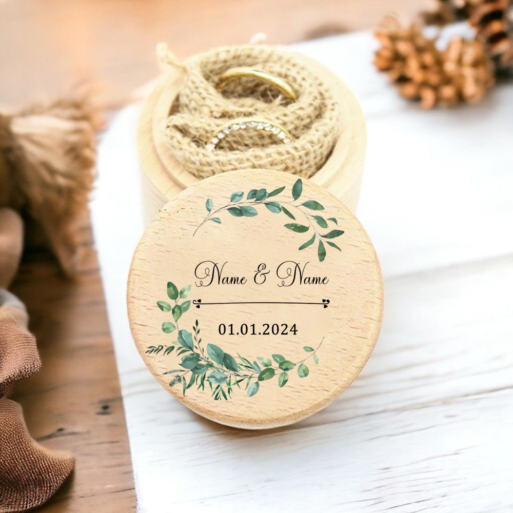 Gepersonaliseerde trouwringdoo - Wood Ring Blank recensie en prijs