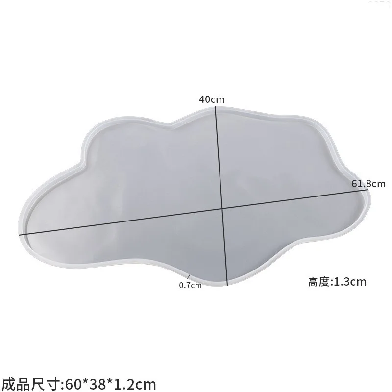 Grote 61cm onregelmatige bakje - Resin Ocean Wave Mold recensie en prijs