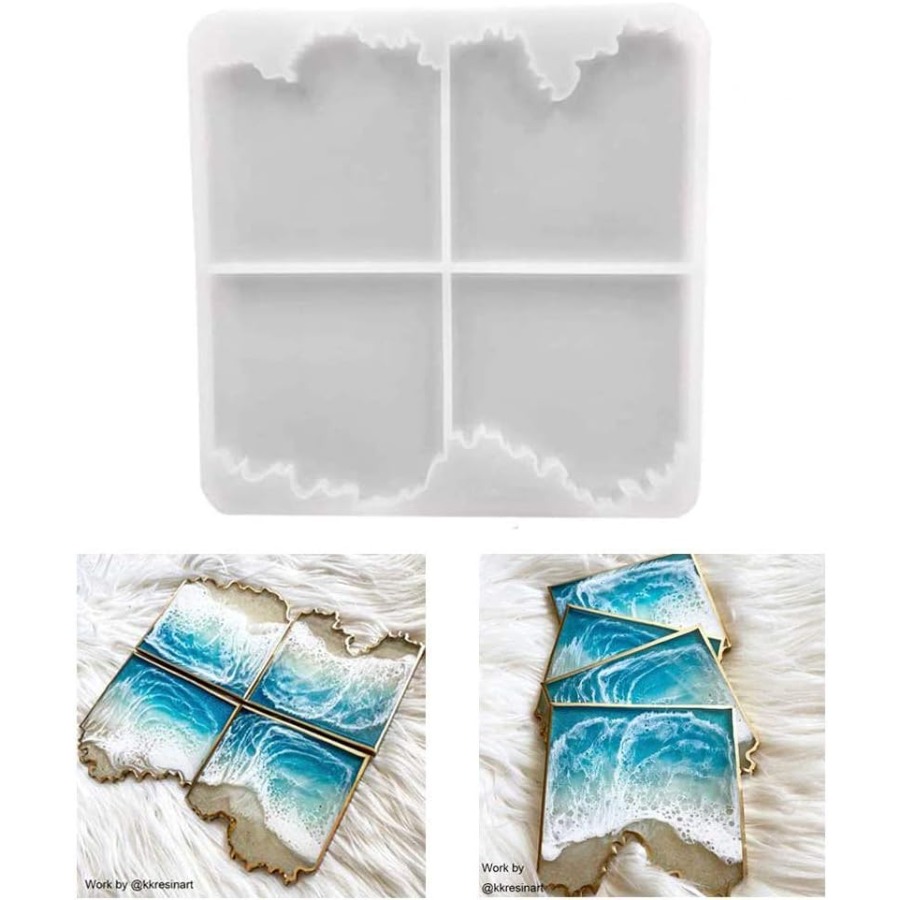 Ocean Wave Coaster siliconenma - Resin Ocean Wave Mold recensie en prijs