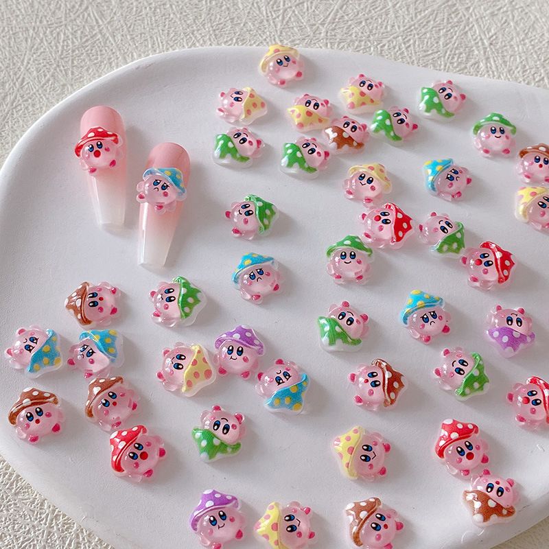 2/10/20pcs Kirby Nail Charms 3 - Crafting Resin recensie en prijs