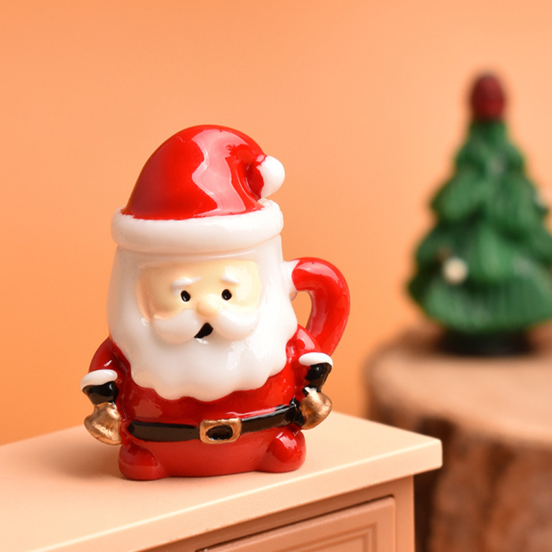 Mini Santa Theekopje Ornament  - Resin Craft Material recensie en prijs