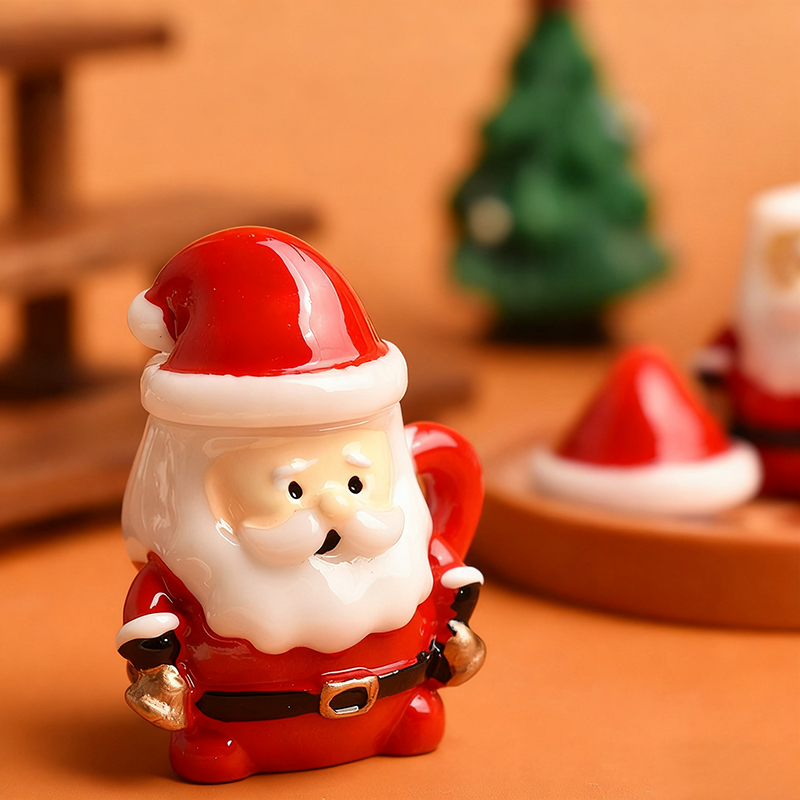Mini Santa Theekopje Ornament  - Resin Craft Material recensie en prijs