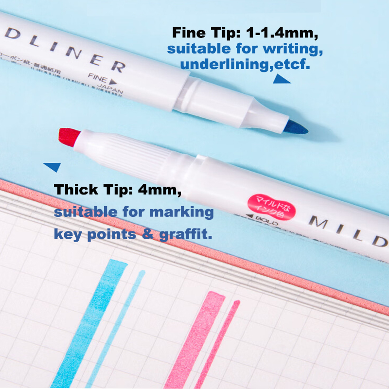 Zebra handschriftpen Mildliner - Zebra Pen Mildliner recensie en prijs