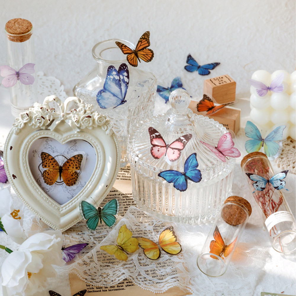 40 Stks/zak Vlinderstickers Hu - Resin Craft Ideas recensie en prijs